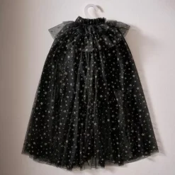 Halloween Heksencape Zwart/Goud Ginger Ray