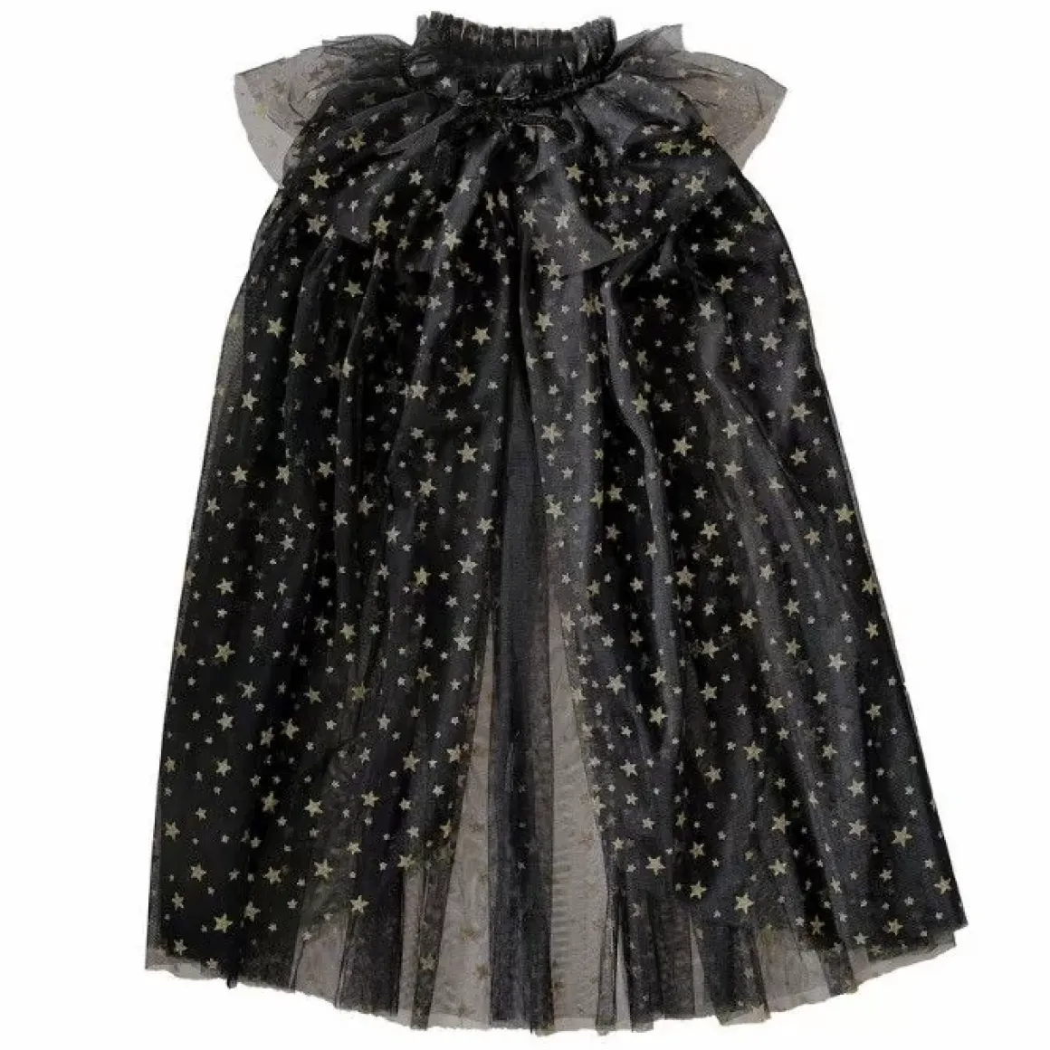 Halloween Heksencape Zwart/Goud Ginger Ray