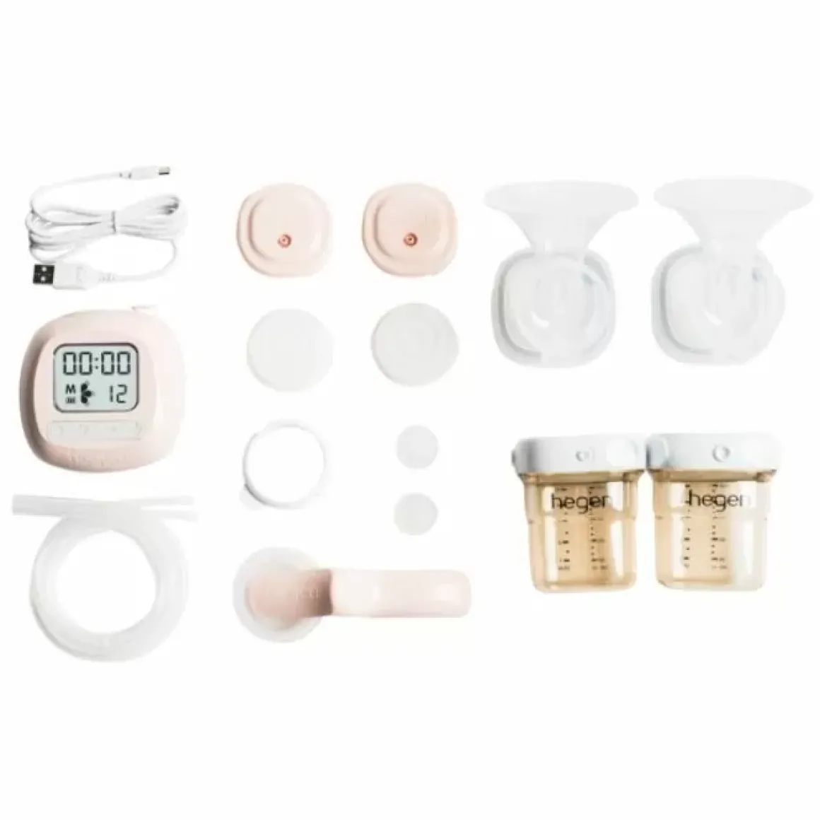 Hegen Dubbele Electrische Borstkolf (Inclusief Handkolf)