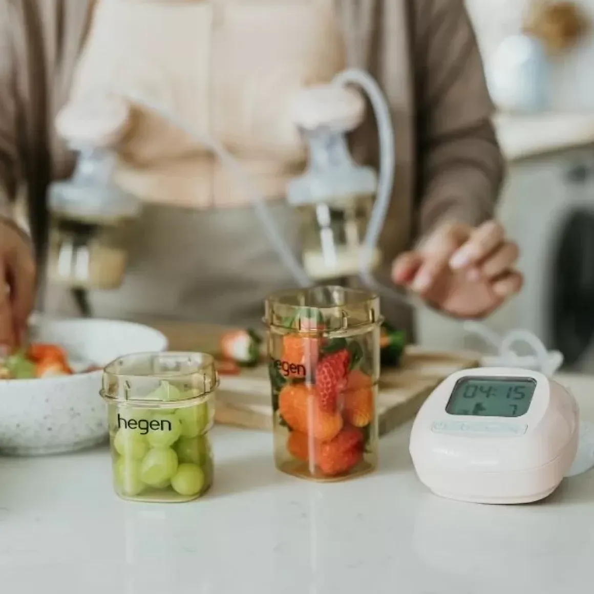 Hegen Dubbele Electrische Borstkolf (Inclusief Handkolf)
