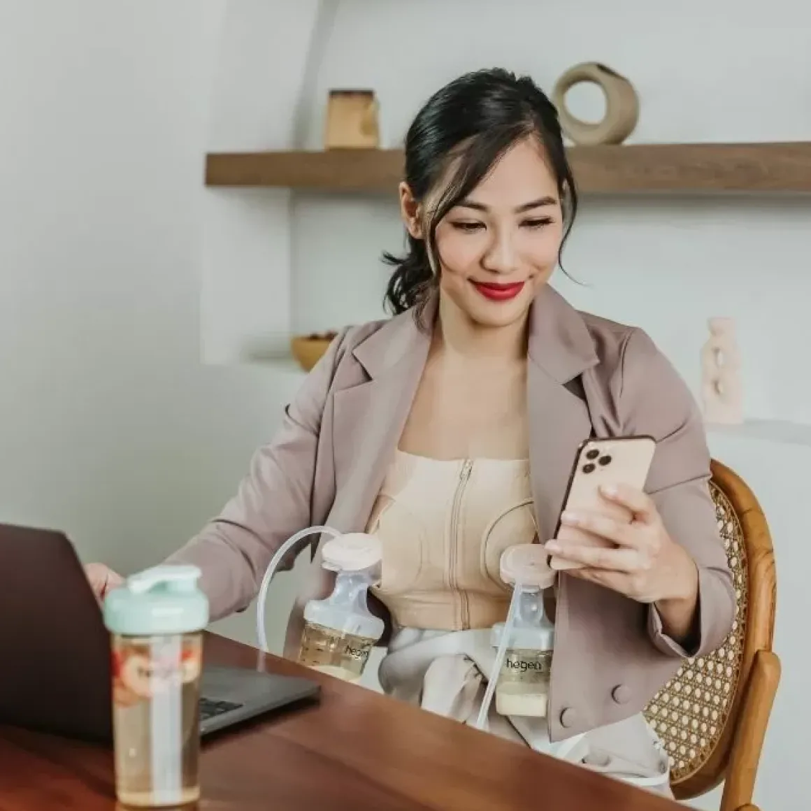 Hegen Dubbele Electrische Borstkolf (Inclusief Handkolf)