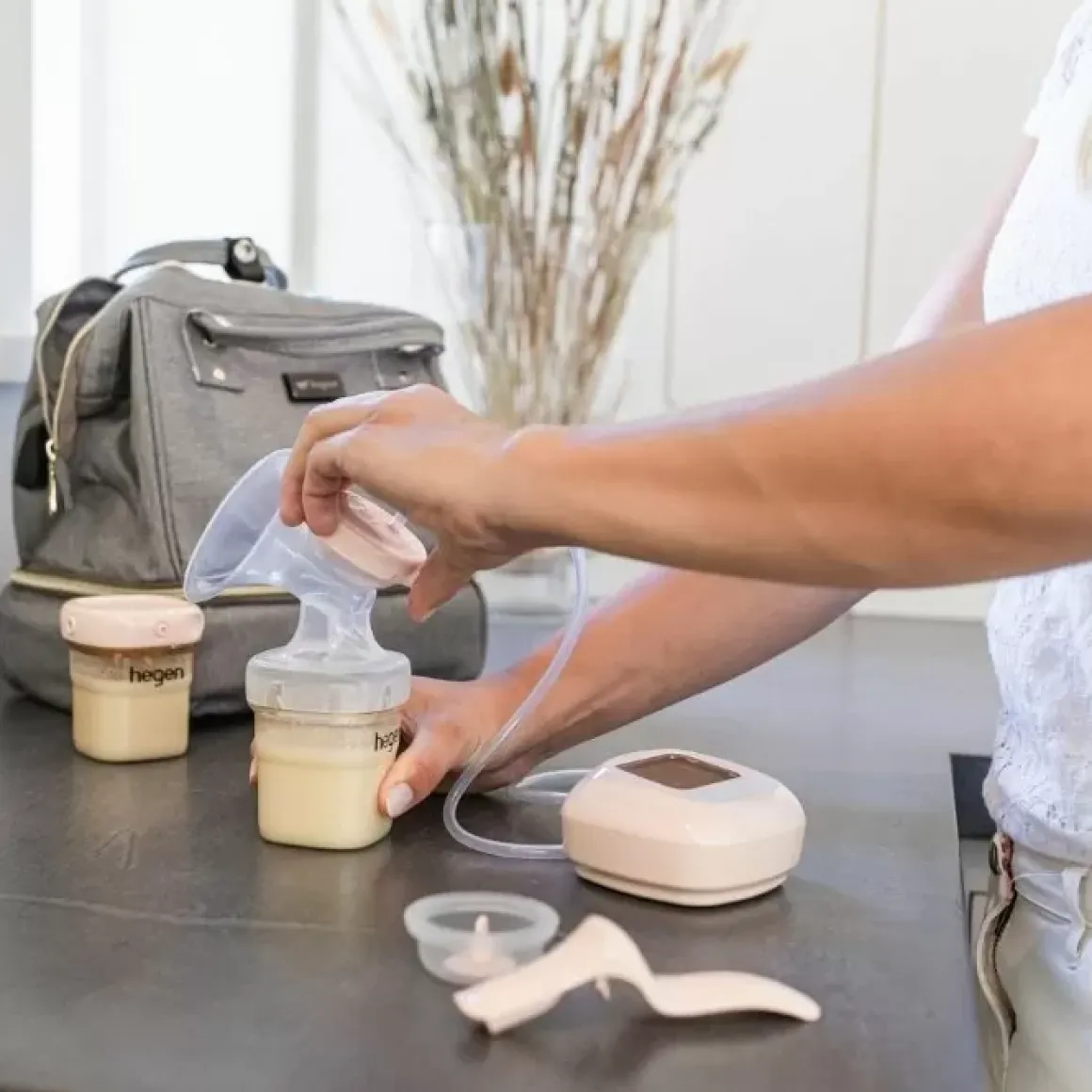 Hegen Dubbele Electrische Borstkolf (Inclusief Handkolf)