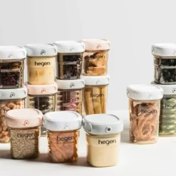 Hegen Opslagdeksel Moedermelk Roze