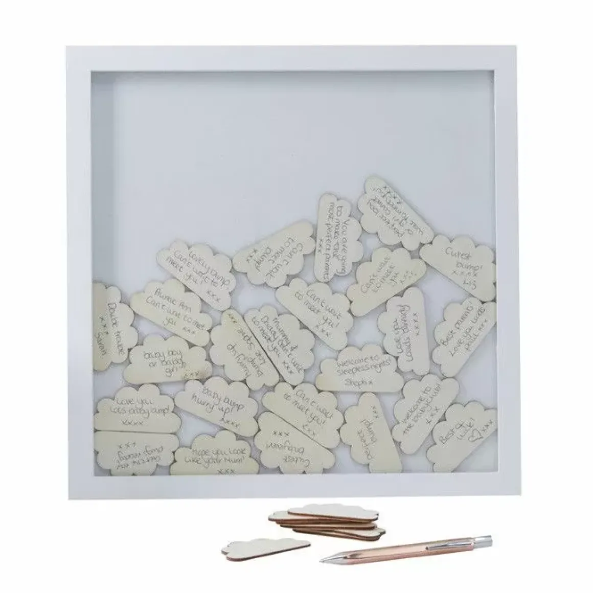 Hello World Babyshower Gastenboek Frame Ginger Ray