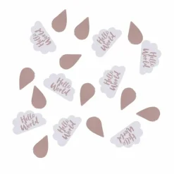Hello World Tafelconfetti Rosegoud Ginger Ray