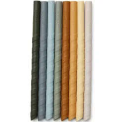 Herbruikbare Siliconen Rietjes Zoe Blue Multi (8St) Liewood