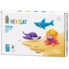 Hey Clay Boetseerklei Ocean Shark, Octopus, Stingray (6St)