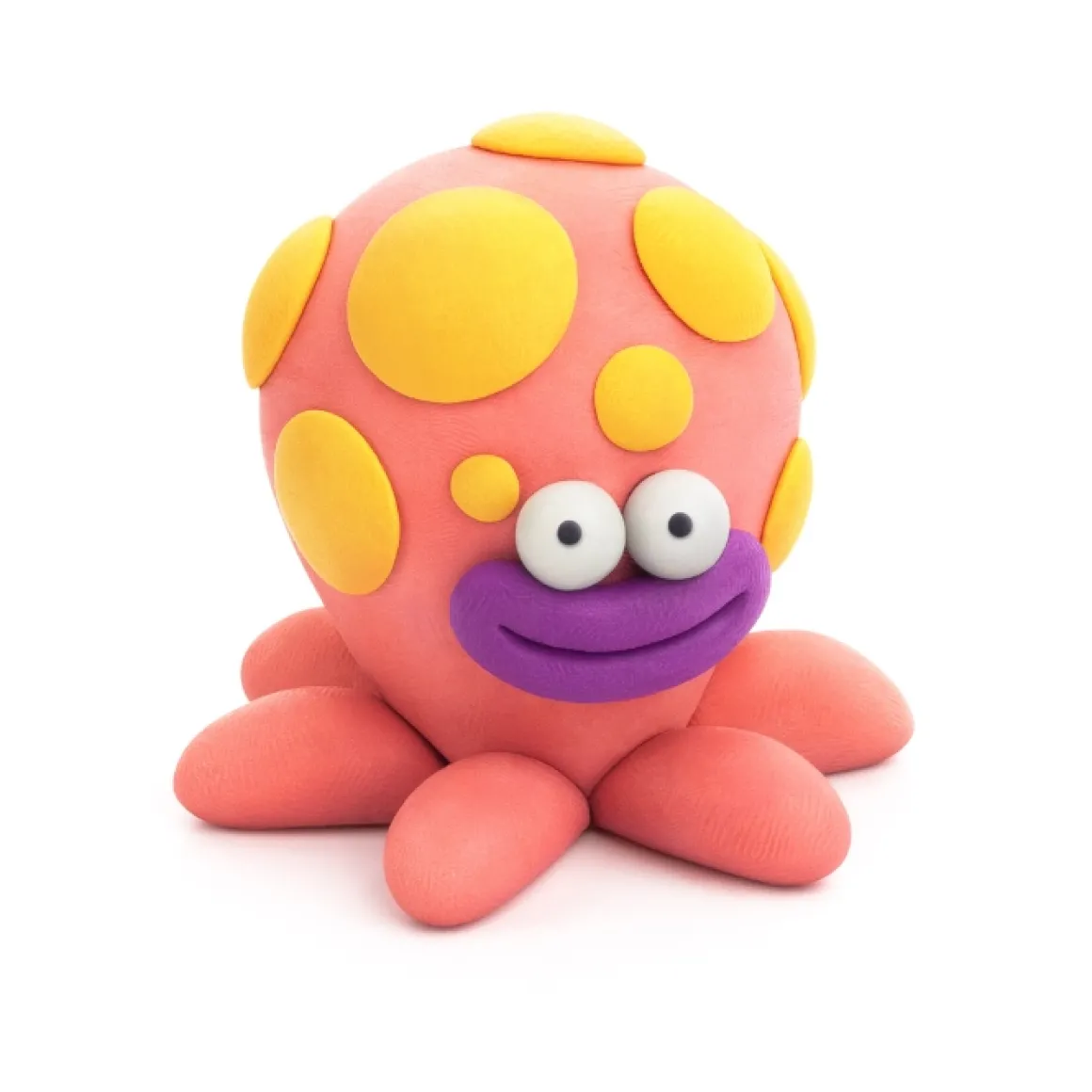 Hey Clay Boetseerklei Ocean Shark, Octopus, Stingray (6St)