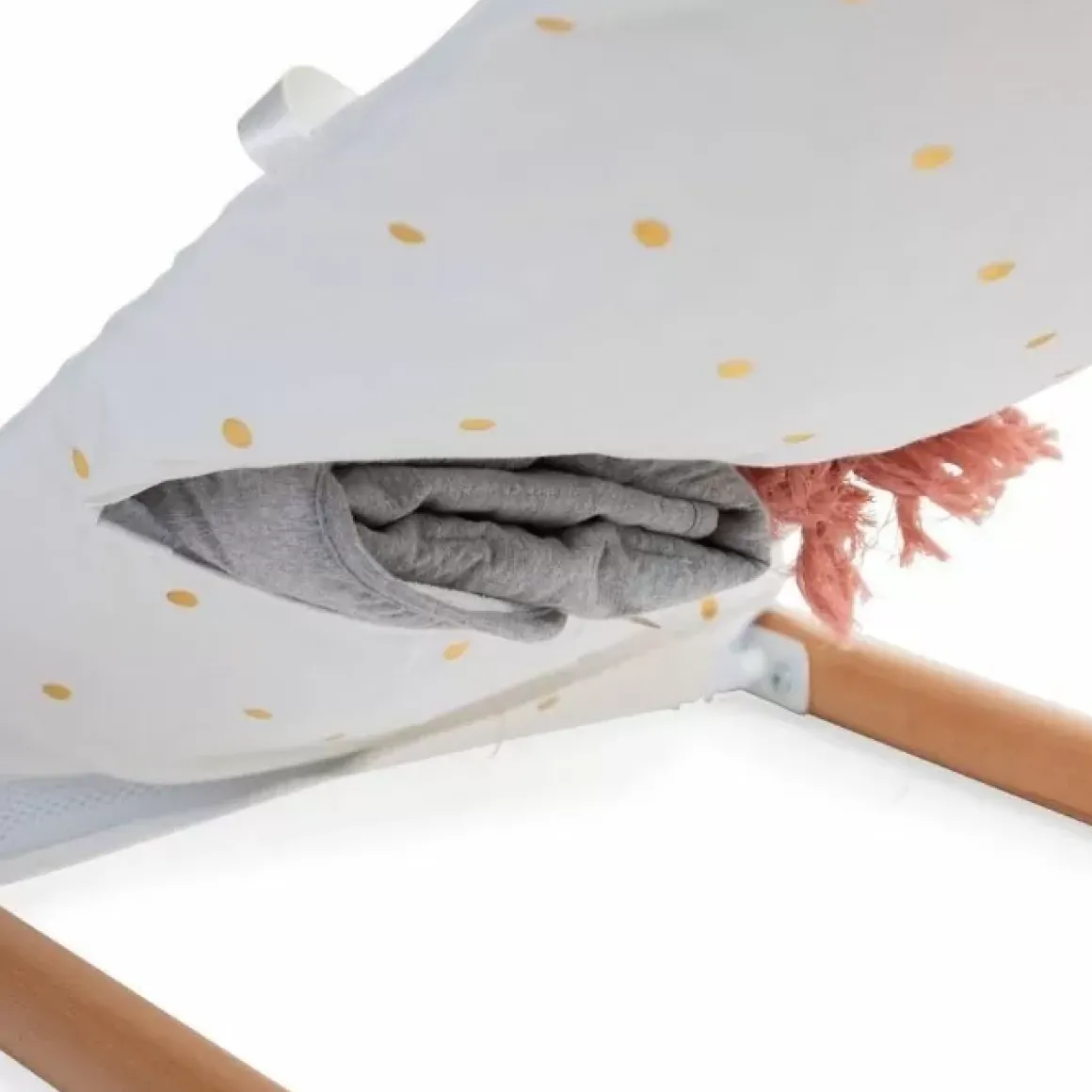 Hoes Wipstoel Evolux Gold Dots Childhome