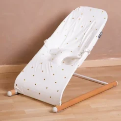 Hoes Wipstoel Evolux Gold Dots Childhome