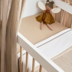 Hoeslaken Ledikant Jersey Zand (60X120Cm) Meyco