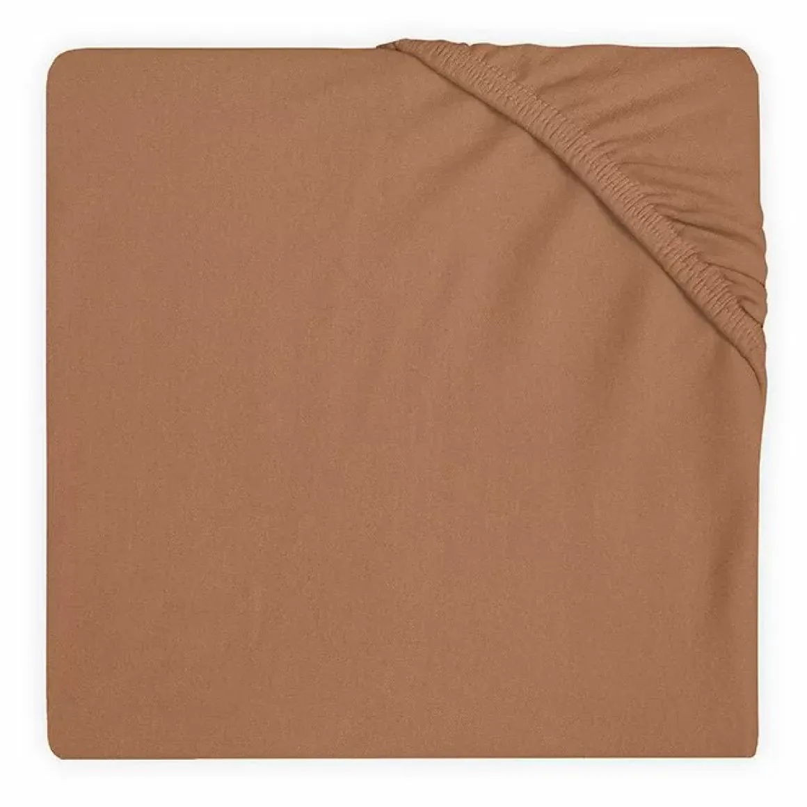 Hoeslaken Ledikant Jersey Caramel Jollein