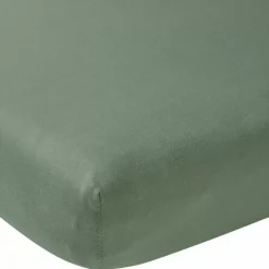 Hoeslaken Ledikant Jersey Forest Green (60X120Cm) Meyco