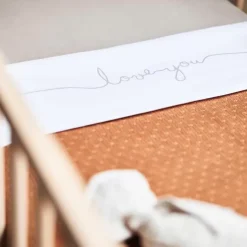 Hoeslaken Ledikant Jersey Nougat Jollein