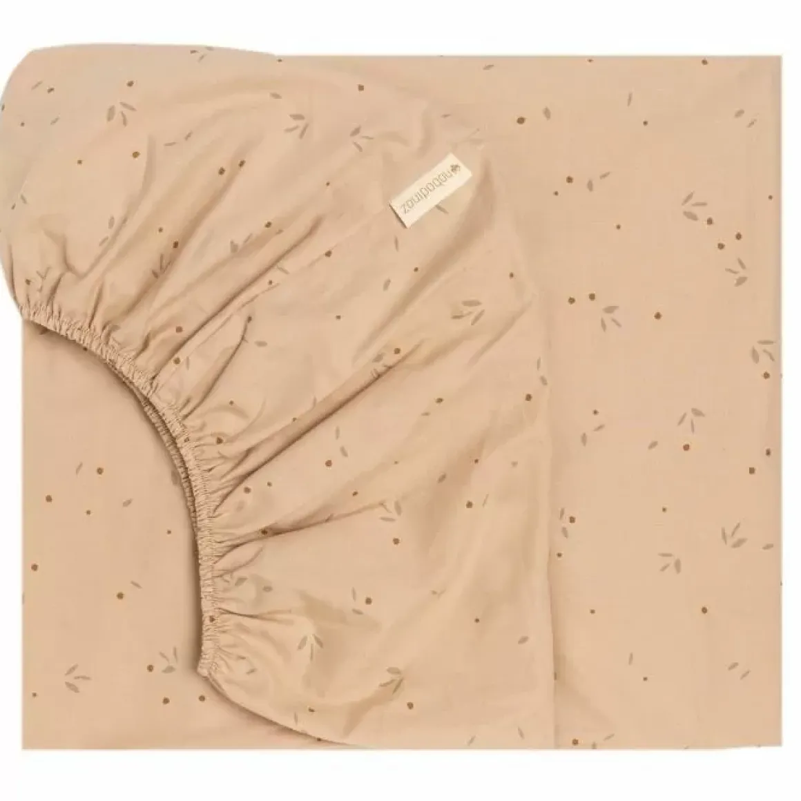 Hoeslaken Meegroeibed Tibet Willow Dune 70X140 Nobodinoz