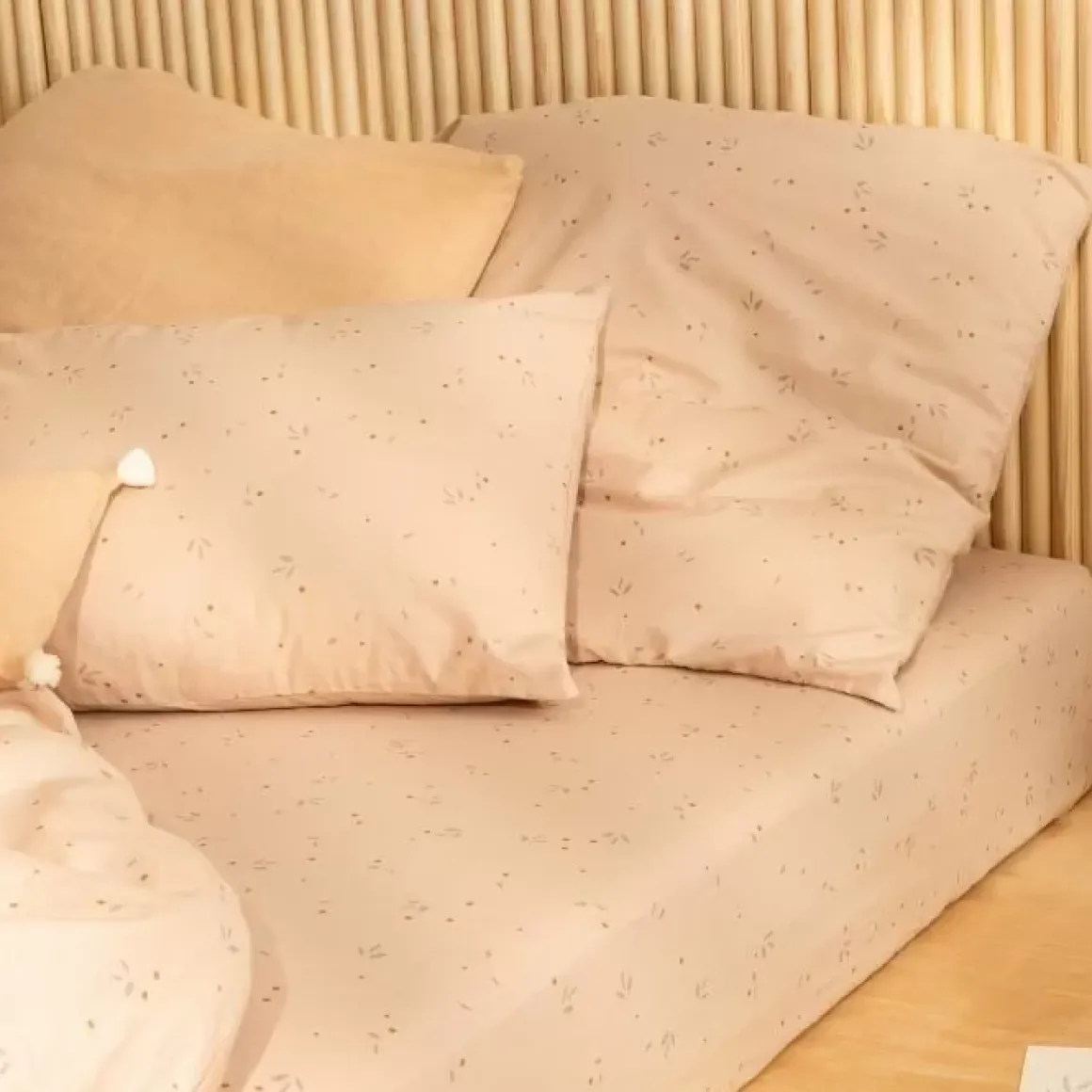 Hoeslaken Meegroeibed Tibet Willow Dune 70X140 Nobodinoz