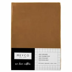 Hoeslaken Wieg Jersey Camel Meyco