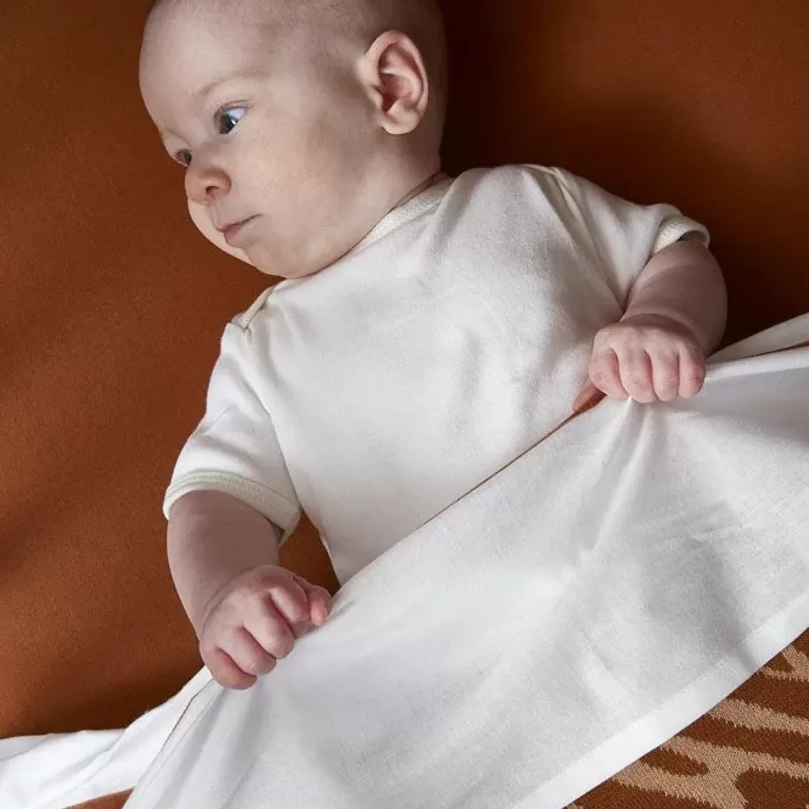 Hoeslaken Wieg Jersey Camel Meyco