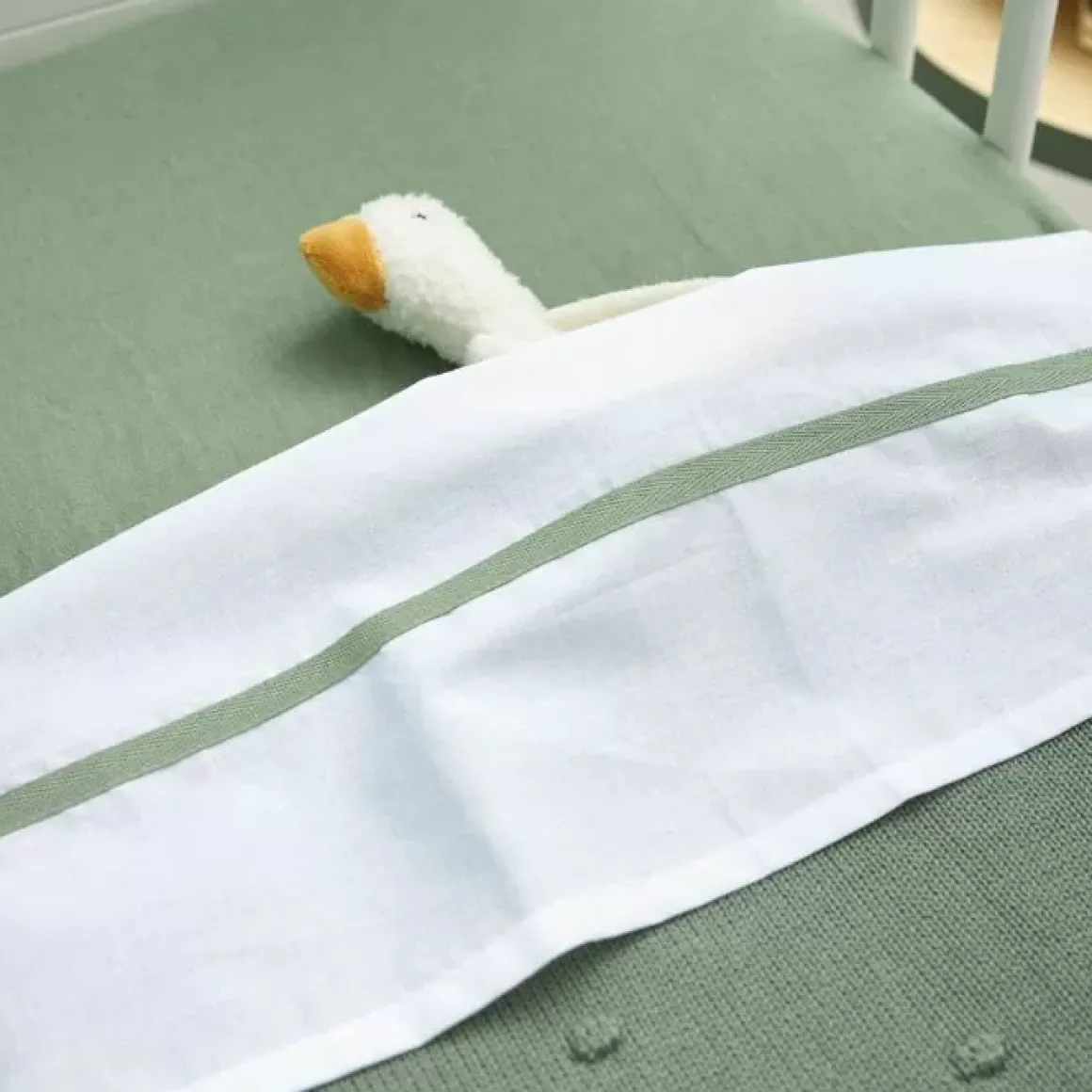 Hoeslaken Wieg Jersey Forest Green (40X80Cm) Meyco