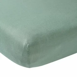 Hoeslaken Wieg Jersey Stone Green Meyco