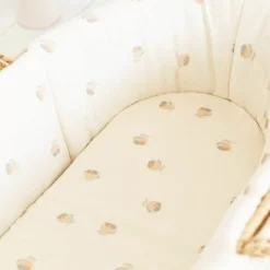 Hoeslaken Wieg Melody Blossom (40X80Cm) Nobodinoz