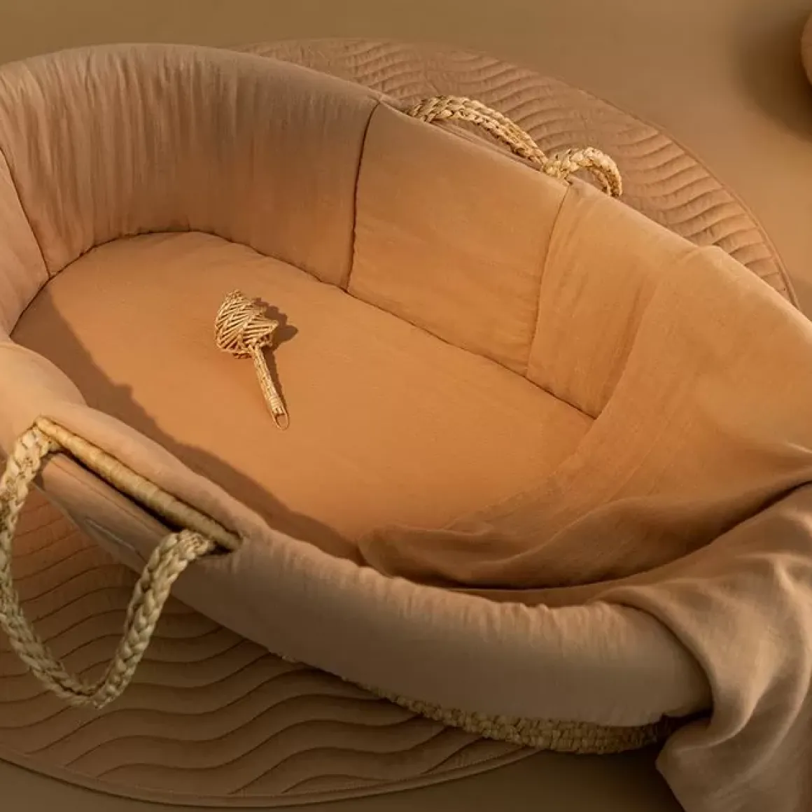 Hoeslaken Wieg Melody Nude Nobodinoz