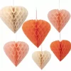 Honeycombs Valentine Heart (6St) Meri Meri