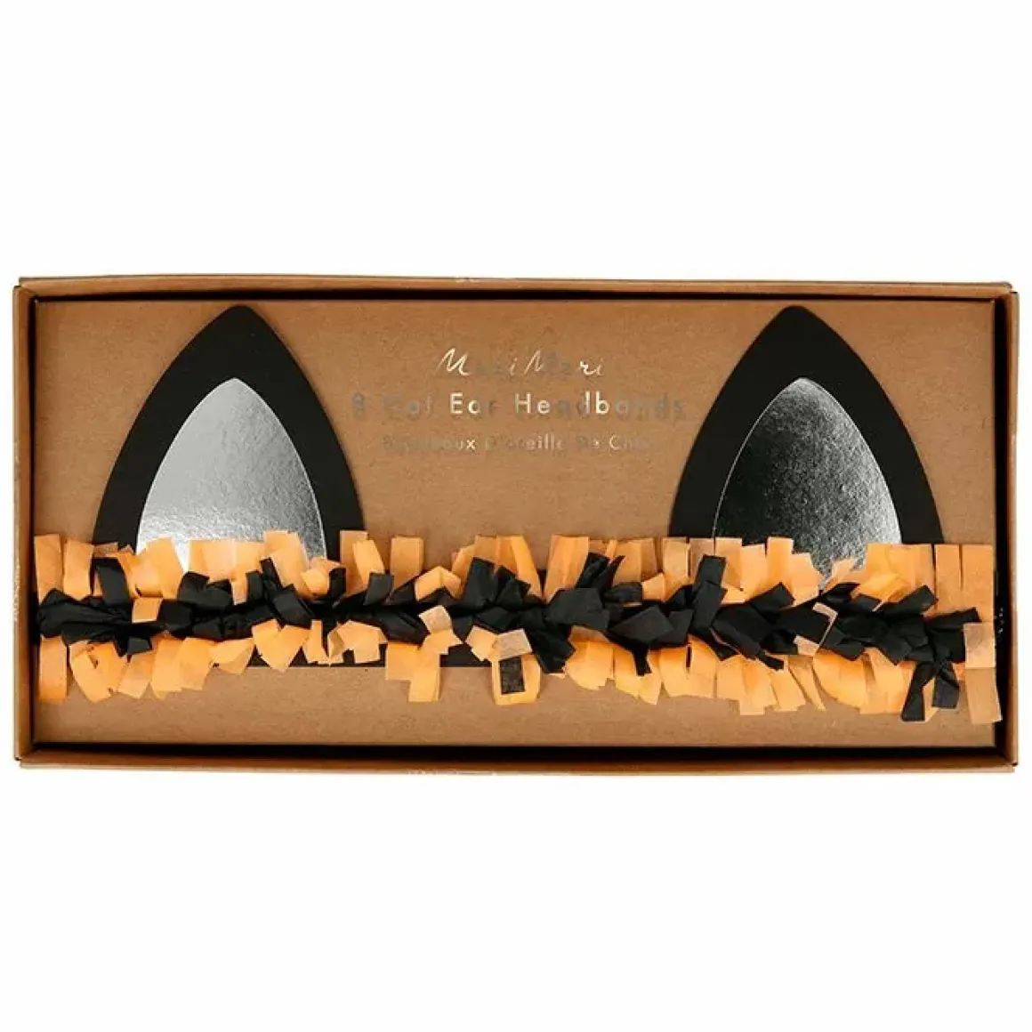 Hoofdbandjes Cat Halloween (8St) Meri Meri