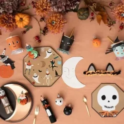 Hoofdbandjes Cat Halloween (8St) Meri Meri