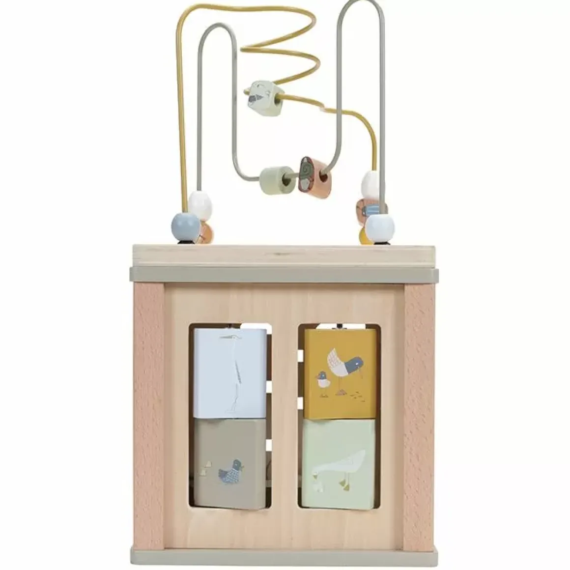 Houten Activiteitenkubus Goose Little Dutch