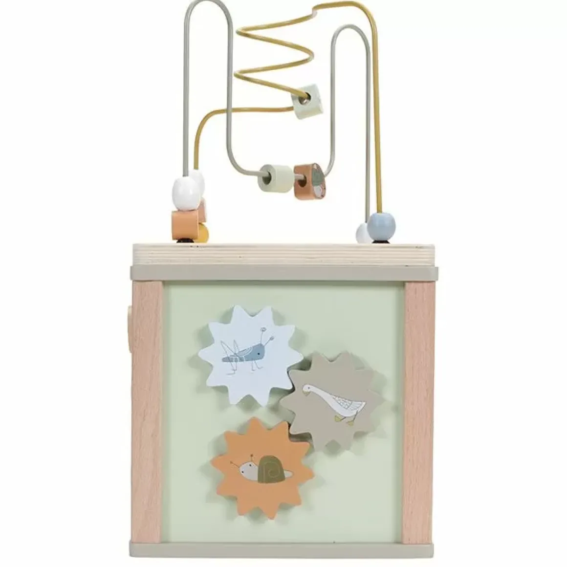 Houten Activiteitenkubus Goose Little Dutch