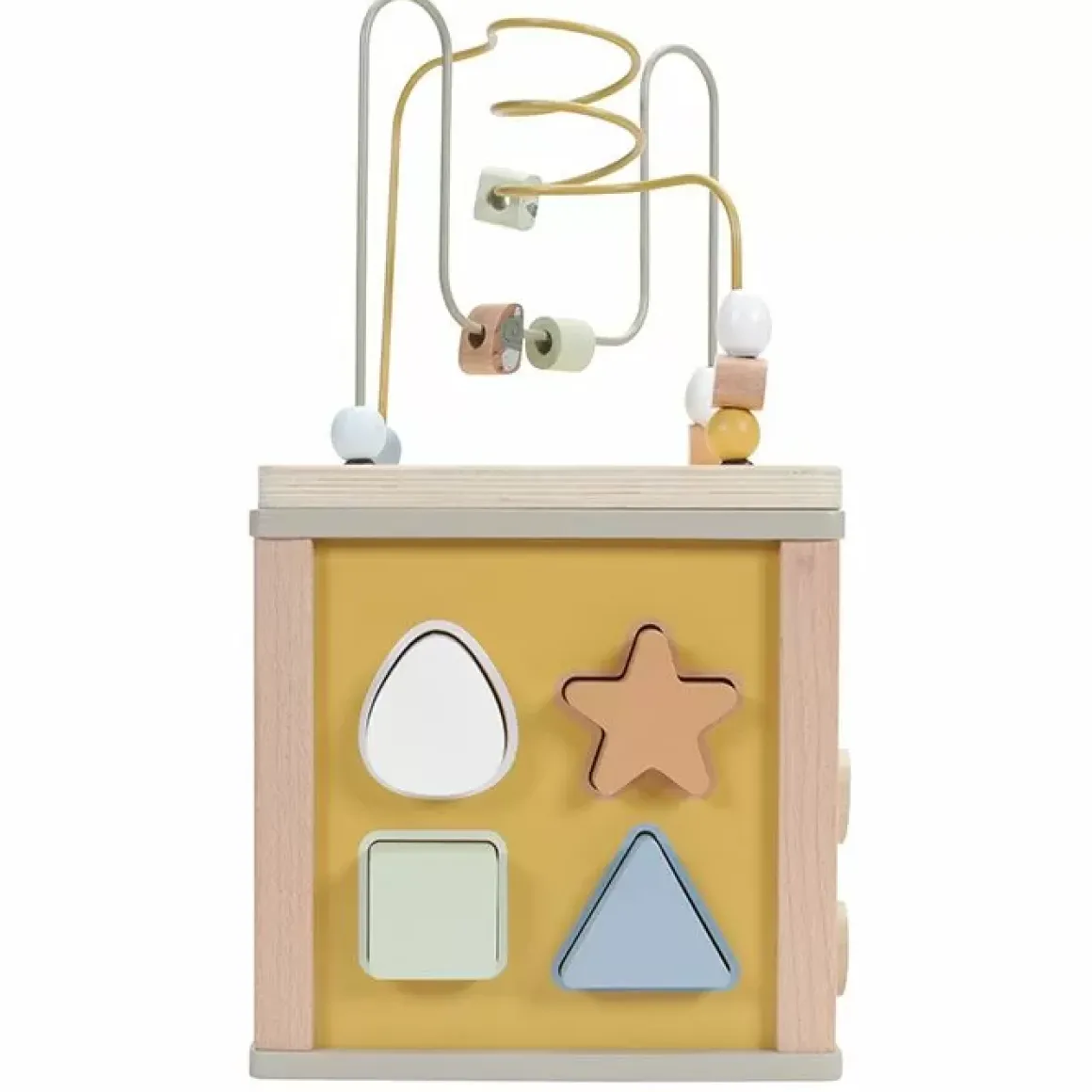 Houten Activiteitenkubus Goose Little Dutch