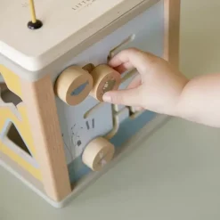 Houten Activiteitenkubus Goose Little Dutch