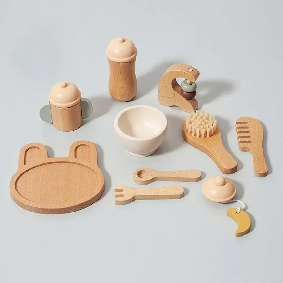 Houten Baby Speelset Petit Monkey