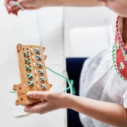 Houten Beer Borduurset Petit Monkey