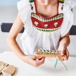 Houten Beer Borduurset Petit Monkey