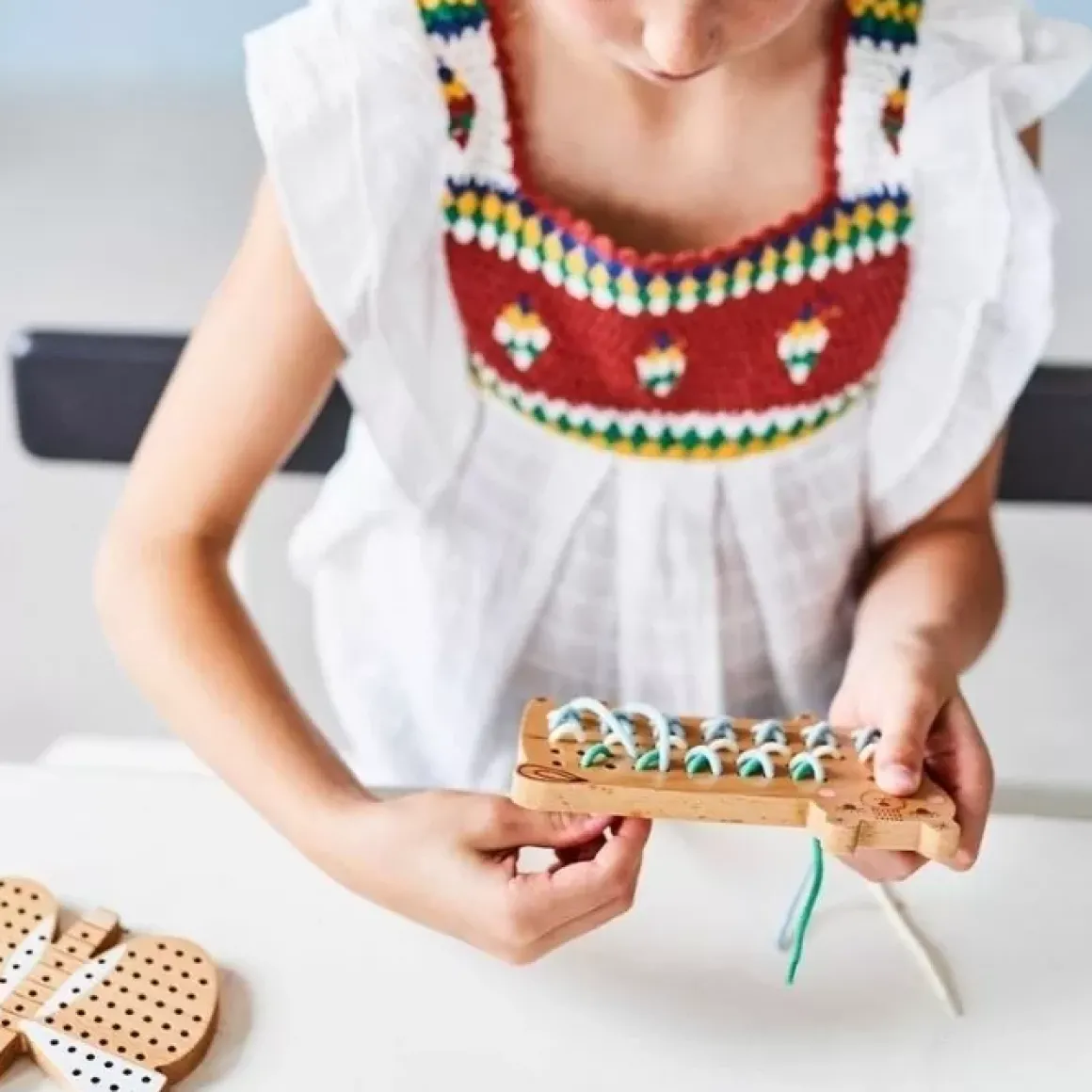 Houten Beer Borduurset Petit Monkey