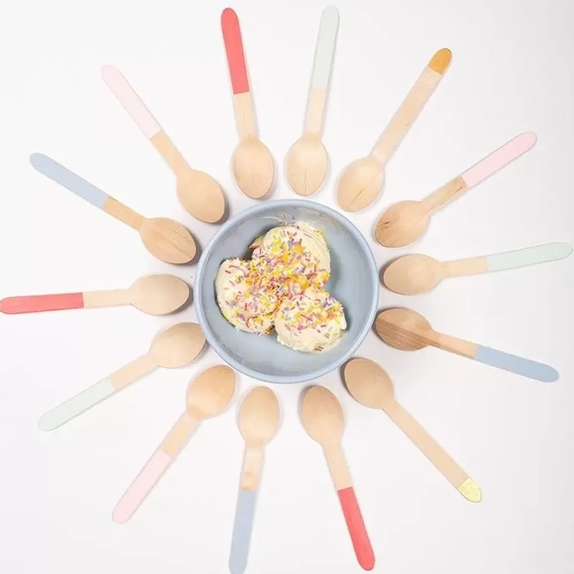 Houten Bestek Mint (24St)