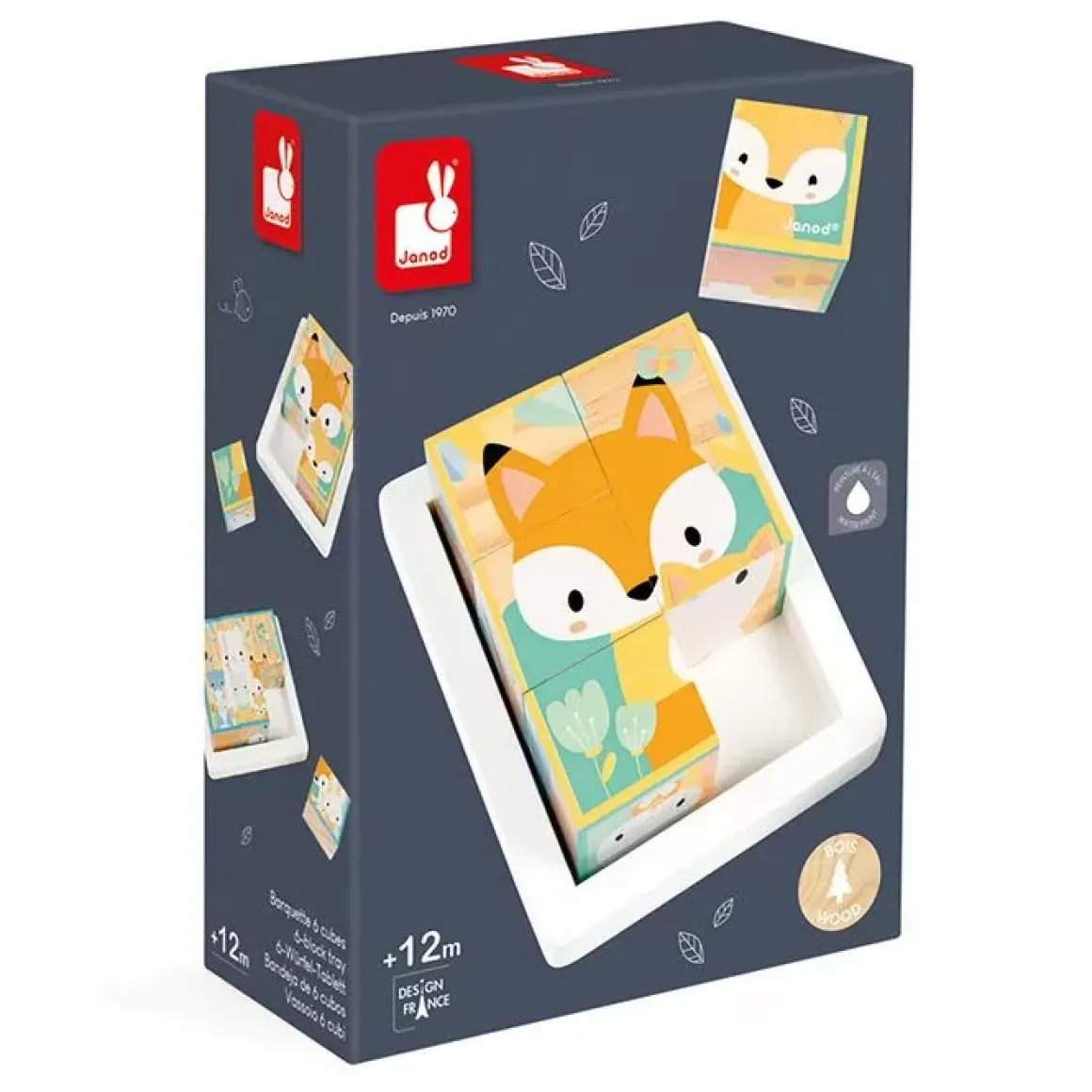 Houten Blokkenpuzzel Pure Janod