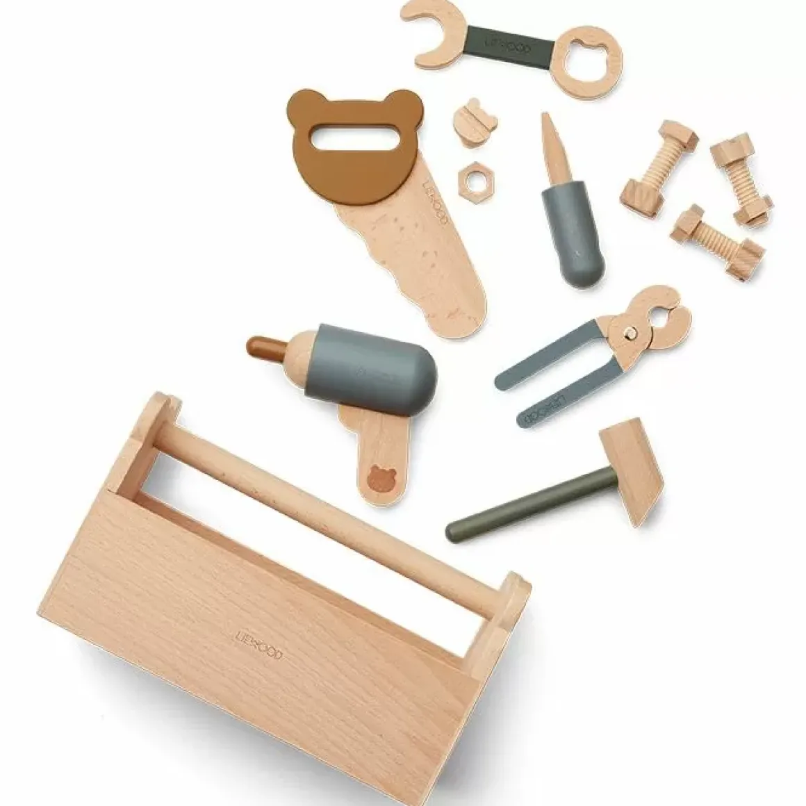 Houten Gereedschapskist Luigi Blue Multi Mix Liewood