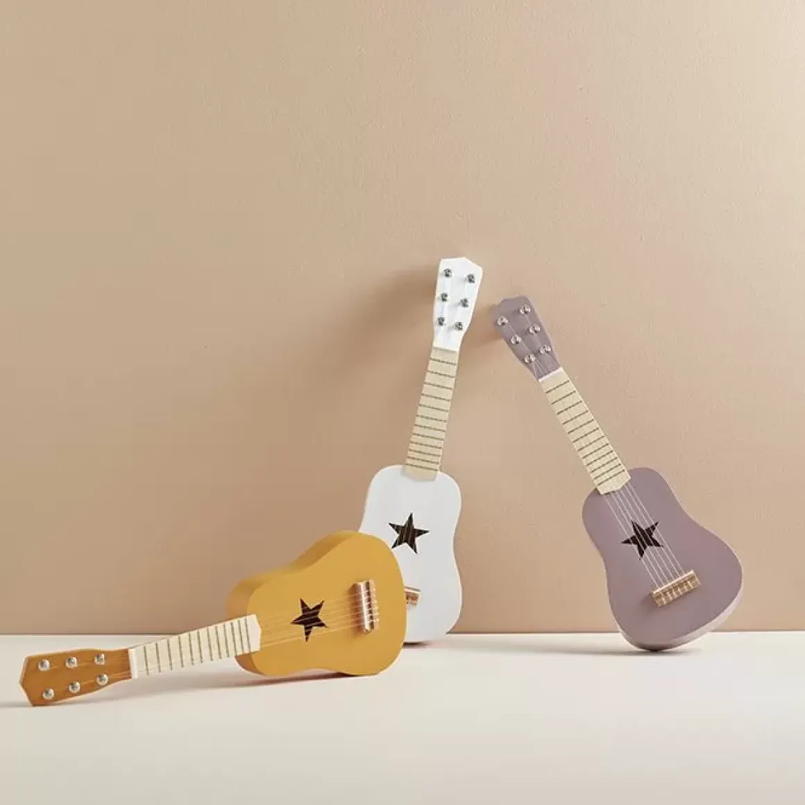 Houten Gitaar Okergeel Kids Concept