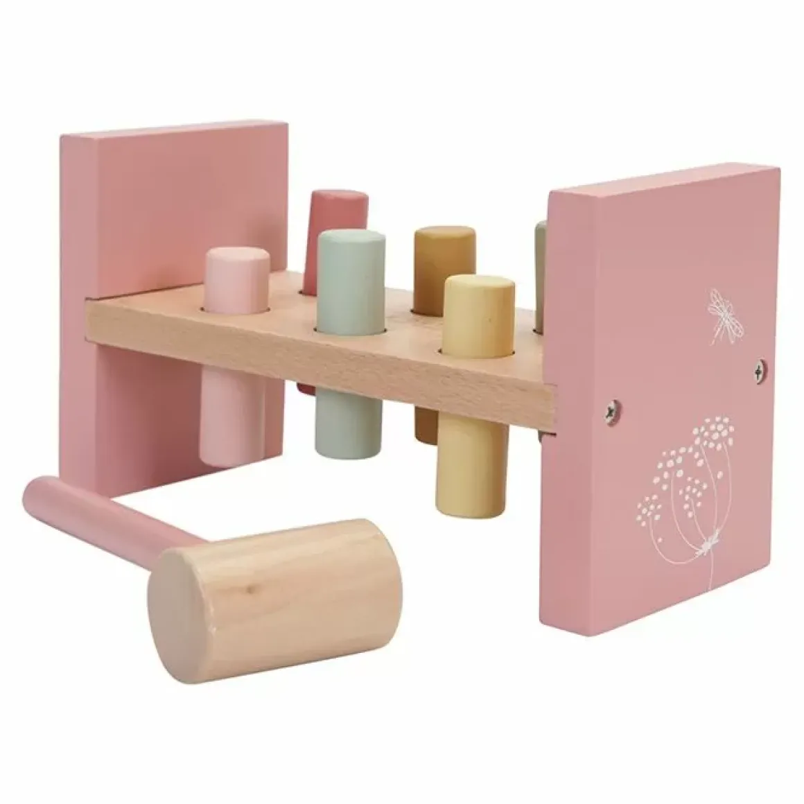 Houten Hamerbank Flowers Little Dutch