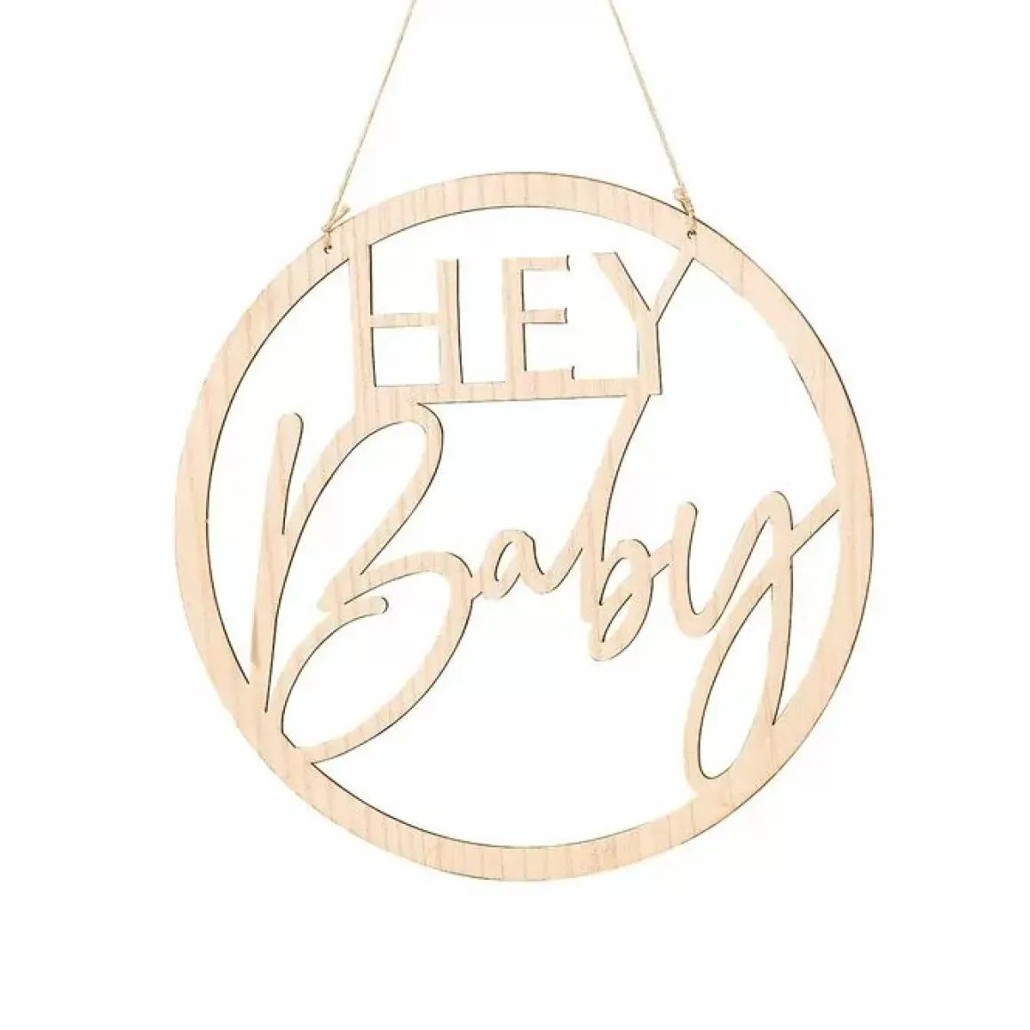 Houten Hanger Hey Baby Botanical Baby Ginger Ray