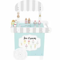 Houten Ijskraam Op Wielen Jabadabado