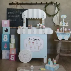 Houten Ijskraam Op Wielen Jabadabado