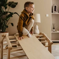 Houten Klimrek Mopitri Met Glijbaan Ette Tete