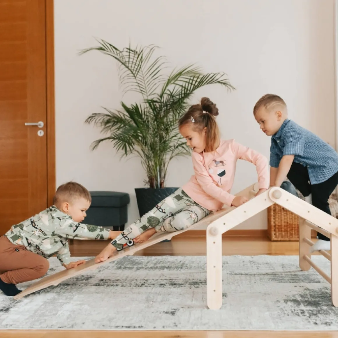 Houten Klimrek Mopitri Met Glijbaan Ette Tete