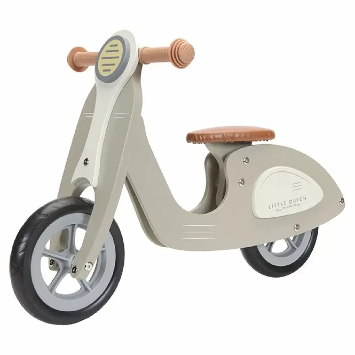 Houten Loopscooter Olijf Little Dutch