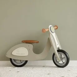 Houten Loopscooter Olijf Little Dutch