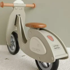 Houten Loopscooter Olijf Little Dutch